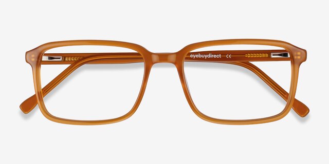 Rafferty Mellow Yellow AcetateEyeglass Frames from EyeBuyDirect, Closed View