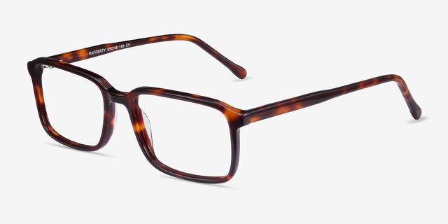 Rafferty Tortoise AcetateEyeglass Frames from EyeBuyDirect, Angle View