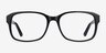 Tobias Black AcetateEyeglass Frames from EyeBuyDirect, Front View