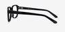 Tobias Black AcetateEyeglass Frames from EyeBuyDirect, Side View