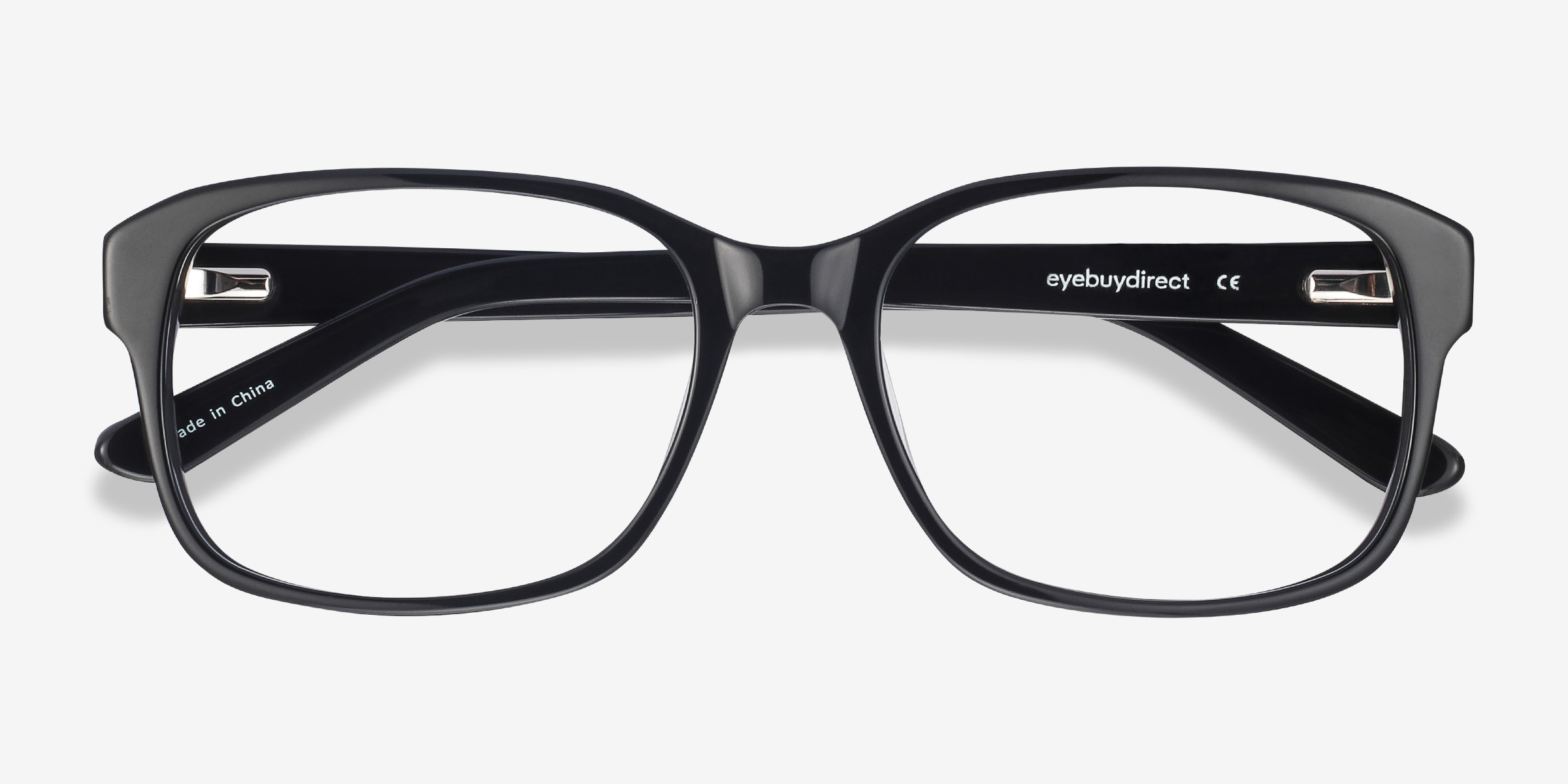 Tobias Rectangle Black Glasses for Men | Eyebuydirect