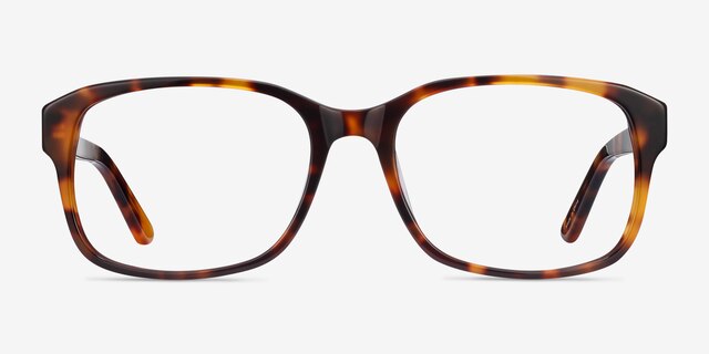 Tobias Tortoise AcetateEyeglass Frames from EyeBuyDirect, Front View