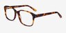 Tobias Tortoise AcetateEyeglass Frames from EyeBuyDirect, Angle View