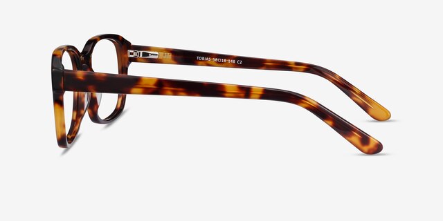 Tobias Tortoise AcetateEyeglass Frames from EyeBuyDirect, Side View
