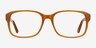 Tobias Mellow Yellow AcetateEyeglass Frames from EyeBuyDirect, Front View
