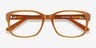 Tobias Mellow Yellow AcetateEyeglass Frames from EyeBuyDirect, Closed View