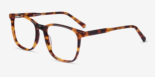 Finn Écailles AcétateMontures de lunettes de vue d'EyeBuyDirect, Vue d'Angle