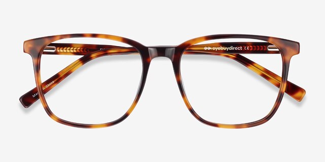 Finn Écailles AcétateMontures de lunettes de vue d'EyeBuyDirect, Vue Rapprochée