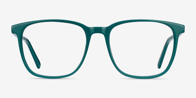 Finn Teal AcetateEyeglass Frames from EyeBuyDirect, Front View