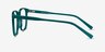 Finn Teal AcetateEyeglass Frames from EyeBuyDirect, Side View