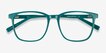 Finn Teal AcetateEyeglass Frames from EyeBuyDirect, Closed View