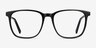 Finn Noir AcétateMontures de lunettes de vue d'EyeBuyDirect, Vue de Face