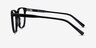 Finn Noir AcétateMontures de lunettes de vue d'EyeBuyDirect, Vue de Côté