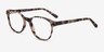 Gable Ivory Tortoise AcetateEyeglass Frames from EyeBuyDirect, Angle View
