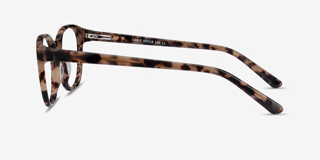 Gable Ivory Tortoise AcetateEyeglass Frames from EyeBuyDirect, Side View