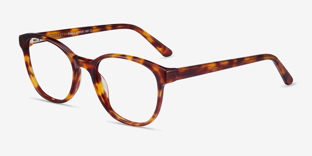 Gable Tortoise AcetateEyeglass Frames from EyeBuyDirect, Angle View