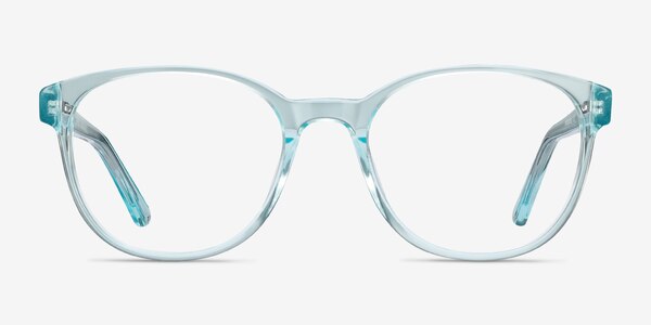 Gable Clear Blue Acetate Eyeglass Frames