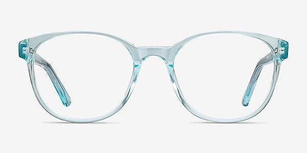 Gable Clear Blue Acetate Eyeglass Frames