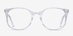 Greta Clear AcetateEyeglass Frames from EyeBuyDirect, Front View