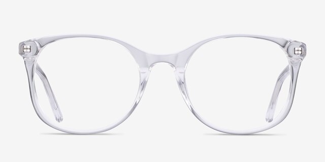 Greta Clear AcetateEyeglass Frames from EyeBuyDirect, Front View