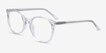 Greta Clear AcetateEyeglass Frames from EyeBuyDirect, Angle View