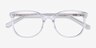 Greta Clear AcetateEyeglass Frames from EyeBuyDirect, Closed View