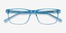 Pochi Blue AcetateEyeglass Frames from EyeBuyDirect, Closed View