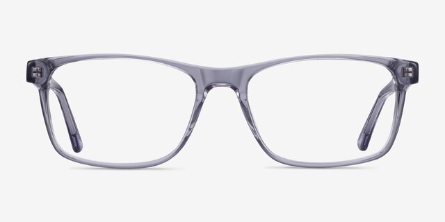 Pochi Gray AcetateEyeglass Frames from EyeBuyDirect, Front View