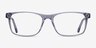 Pochi Gray AcetateEyeglass Frames from EyeBuyDirect, Front View