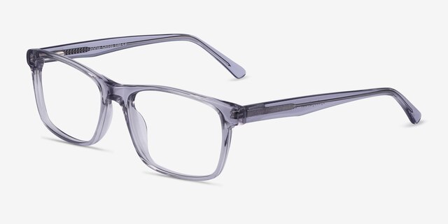 Pochi Gray AcetateEyeglass Frames from EyeBuyDirect, Angle View