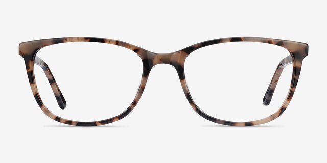 Lena Ivory Tortoise AcetateEyeglass Frames from EyeBuyDirect, Front View