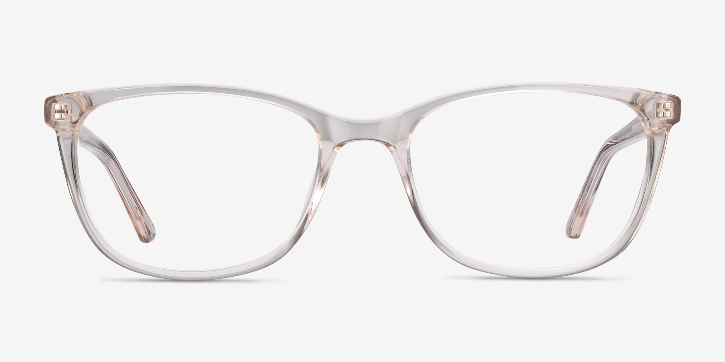 Lena Cat Eye Clear Beige Glasses for Women | Eyebuydirect