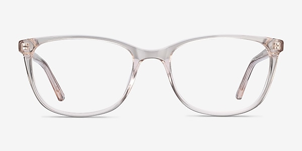 Lena Clear Beige Acétate Montures de lunettes de vue