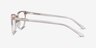 Lena Clear Beige AcetateEyeglass Frames from EyeBuyDirect, Side View