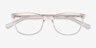 Lena Clear Beige AcetateEyeglass Frames from EyeBuyDirect, Closed View