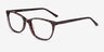 Lena Léopard AcétateMontures de lunettes de vue d'EyeBuyDirect, Vue d'Angle
