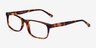 Vista Brown Tortoise AcetateEyeglass Frames from EyeBuyDirect, Angle View
