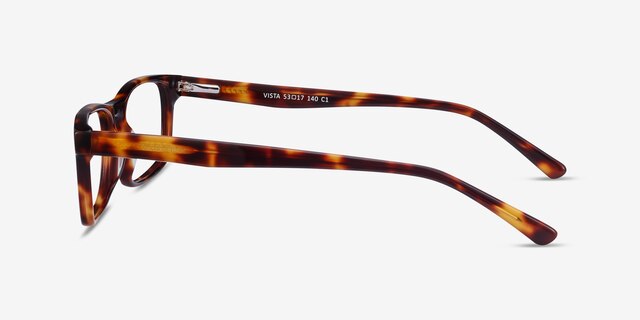 Vista Brown Tortoise AcetateEyeglass Frames from EyeBuyDirect, Side View