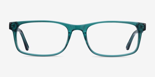 Vista Teal AcetateEyeglass Frames from EyeBuyDirect, Front View