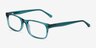 Vista Teal AcetateEyeglass Frames from EyeBuyDirect, Angle View