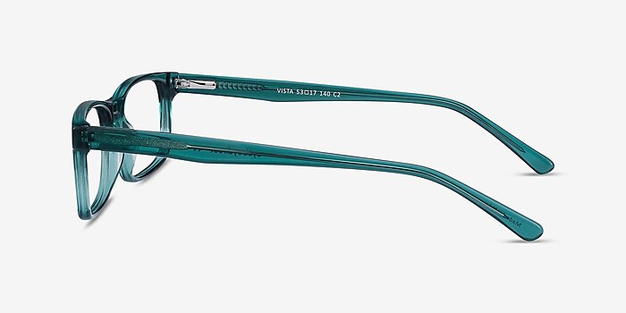 Vista Teal Acetate Eyeglass Frames from EyeBuyDirect