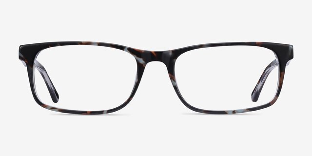 Vista Fleuries AcétateMontures de lunettes de vue d'EyeBuyDirect, Vue de Face
