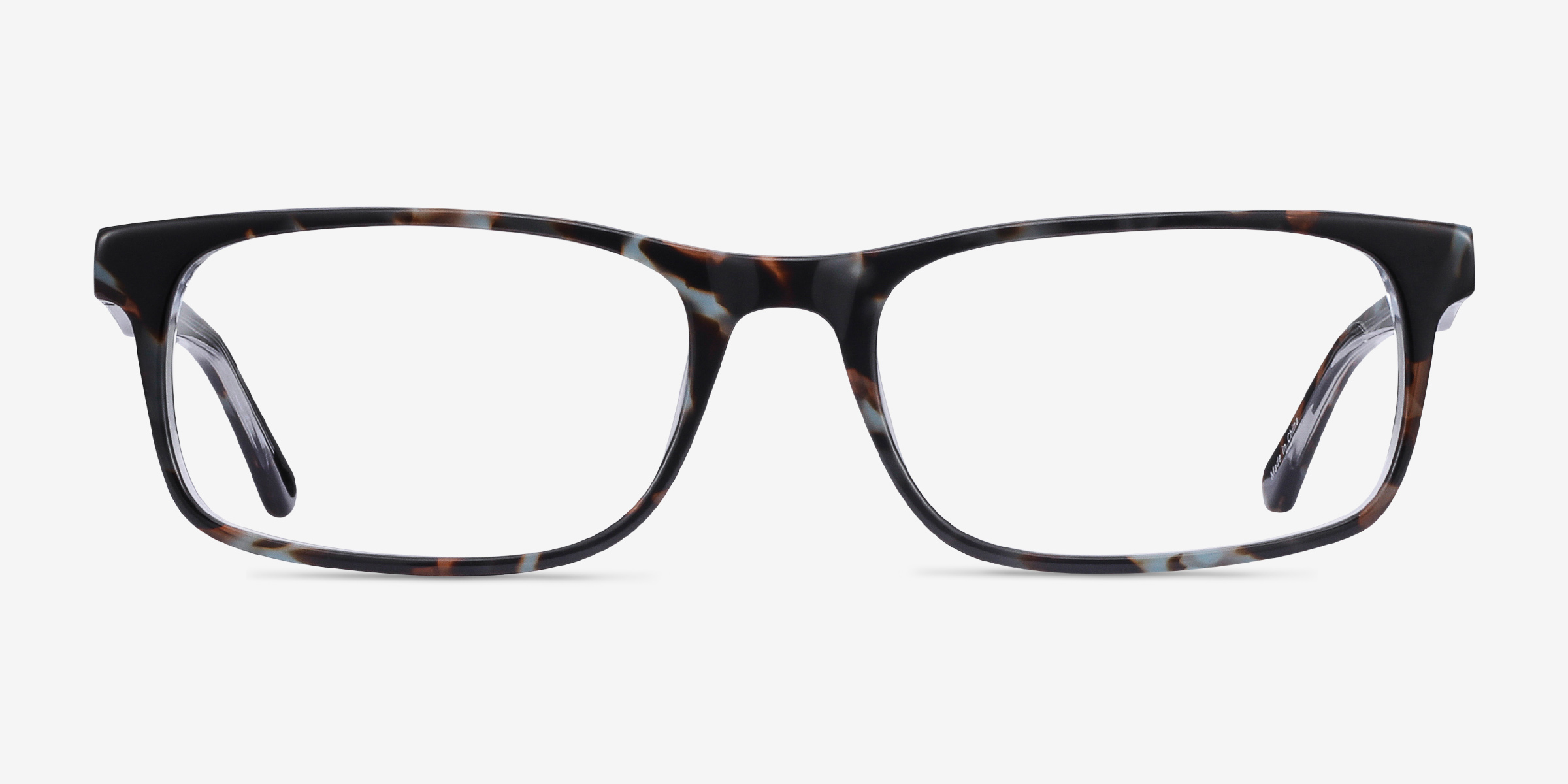 Vista Rectangle Floral Full Rim Eyeglasses Eyebuydirect