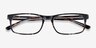 Vista Fleuries AcétateMontures de lunettes de vue d'EyeBuyDirect, Vue Rapprochée