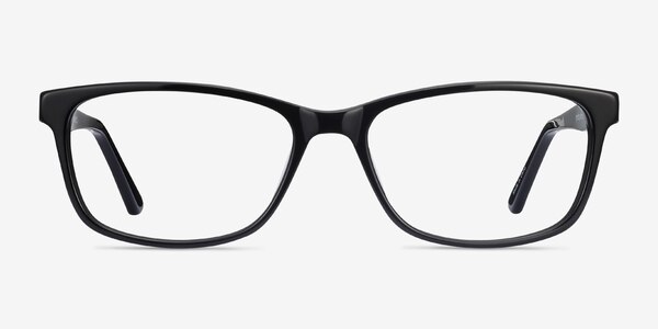 Marion Noir Acétate Montures de lunettes de vue