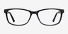 Marion Black AcetateEyeglass Frames from EyeBuyDirect, Front View