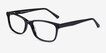 Marion Black AcetateEyeglass Frames from EyeBuyDirect, Angle View