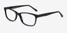 Marion Black AcetateEyeglass Frames from EyeBuyDirect, Angle View