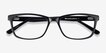 Marion Black AcetateEyeglass Frames from EyeBuyDirect, Closed View