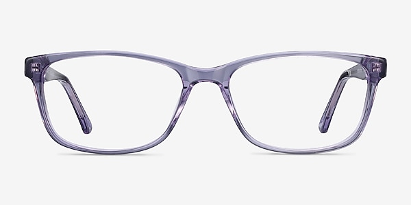 Marion Clear Purple Acetate Eyeglass Frames